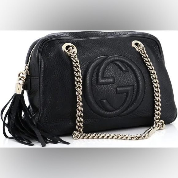 Gucci Handbags - Gucci Soho chain tassel bag